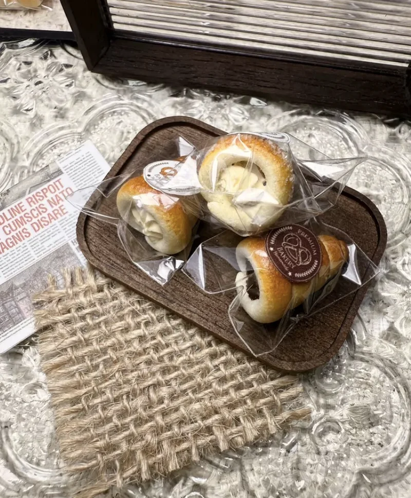 Hot Sale 1:6 Miniature Bakery Gift Set, Handmade Pizza Cookie Bread Matcha Box, Dollhouse Kitchen Pretend Play Dessert Decor