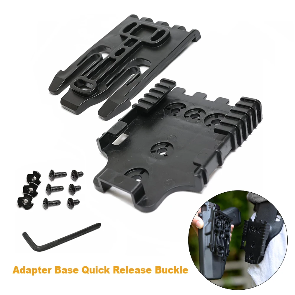 QLS عدة للصيد مسدس الحافظة محول قابل للتعديل التكتيكية الألوان الادسنس الإفراج السريع الحافظة تصاعد الملحقات