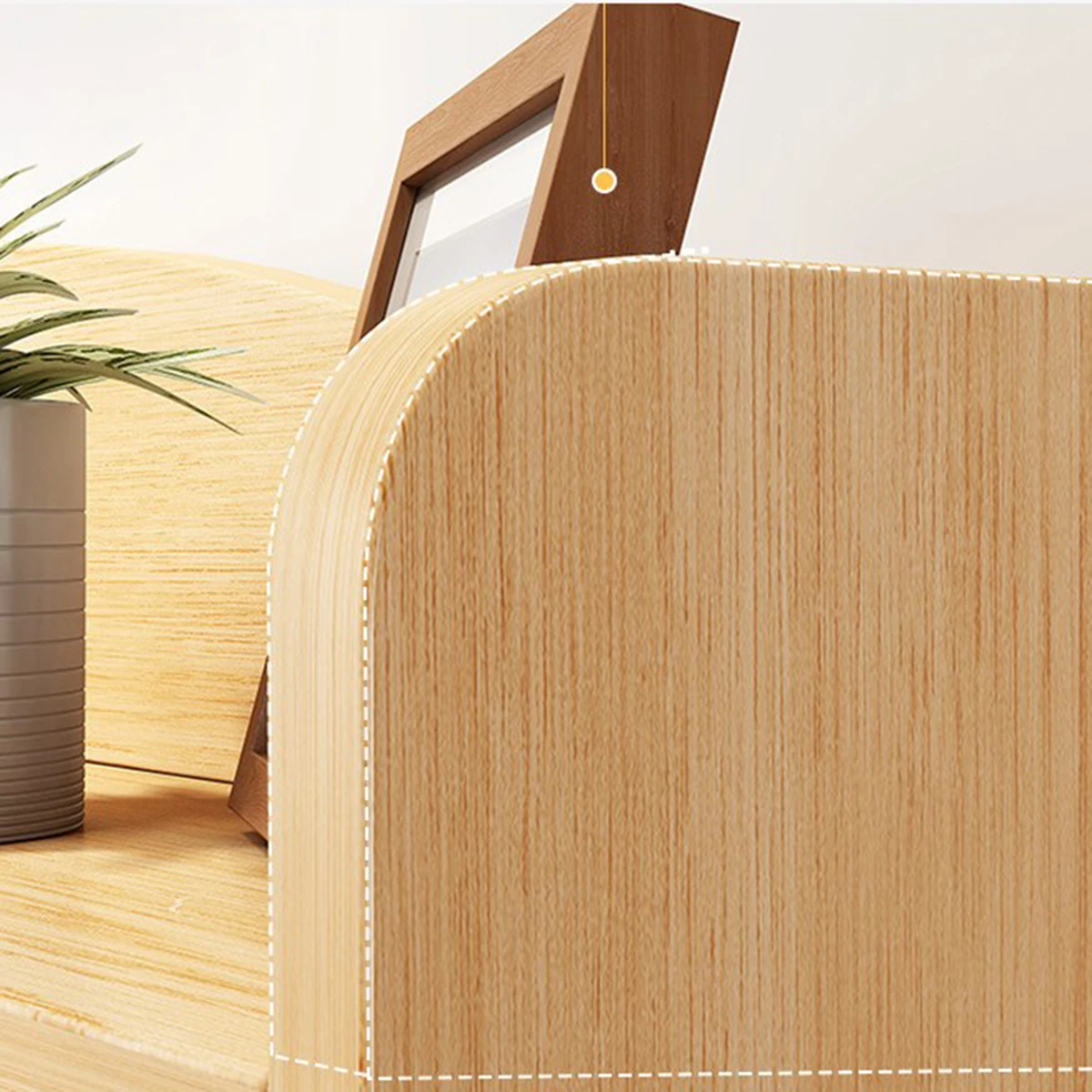 مكتب كمبيوتر خشبي، باب خزانة مزدوج مع رف تخزين، طاولة دراسة بتصميم بسيط، ديكور منزلي لغرفة النوم وغرفة الكتب #6