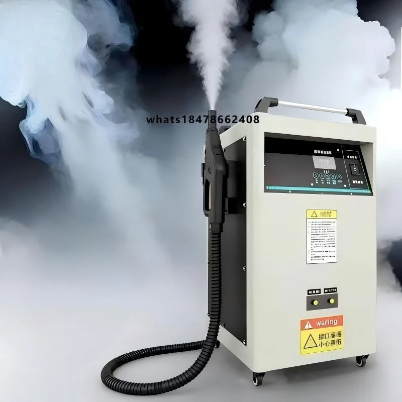 

Mobile steam washing machine with digital display, high pressure steam cleaner for automotive paint care and interior