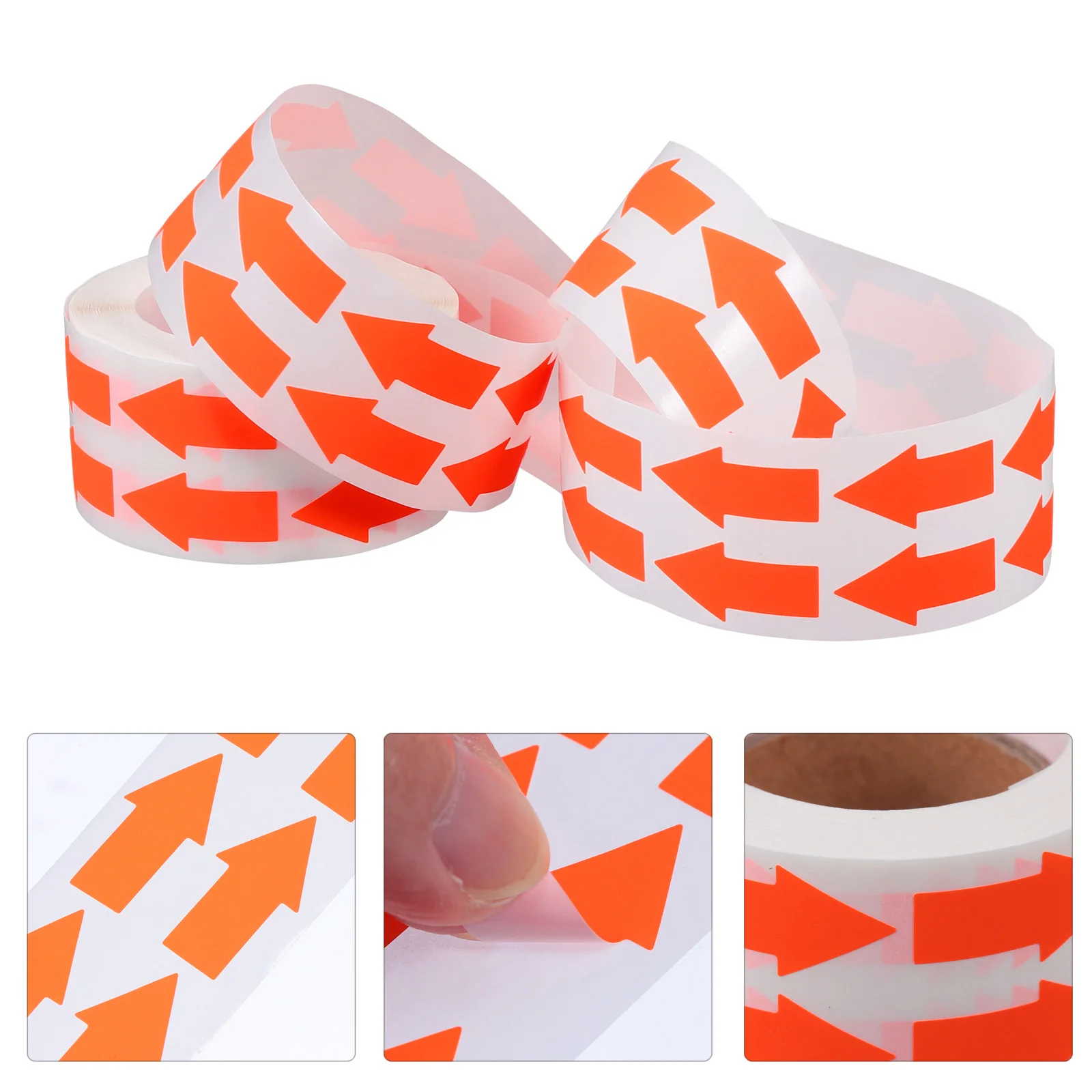 

1 Roll Fluorescent Arrow Stickers Bright Self-Adhesive Label For Diy Craft Decorative Use Folder File Organizer Label Stickers