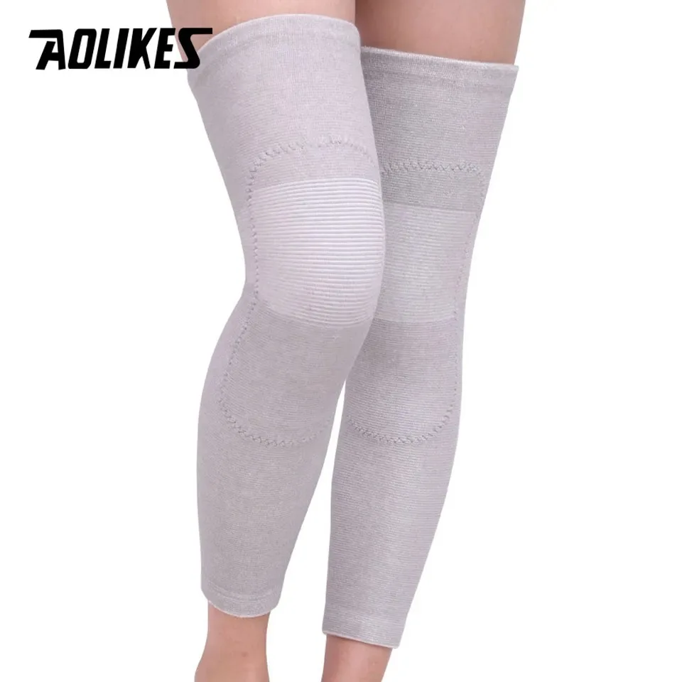 "AOLIKES bamboo charcoal knee pads are suitable for outdoor sports and cycling, and can prevent colds and relieve arthritis  "