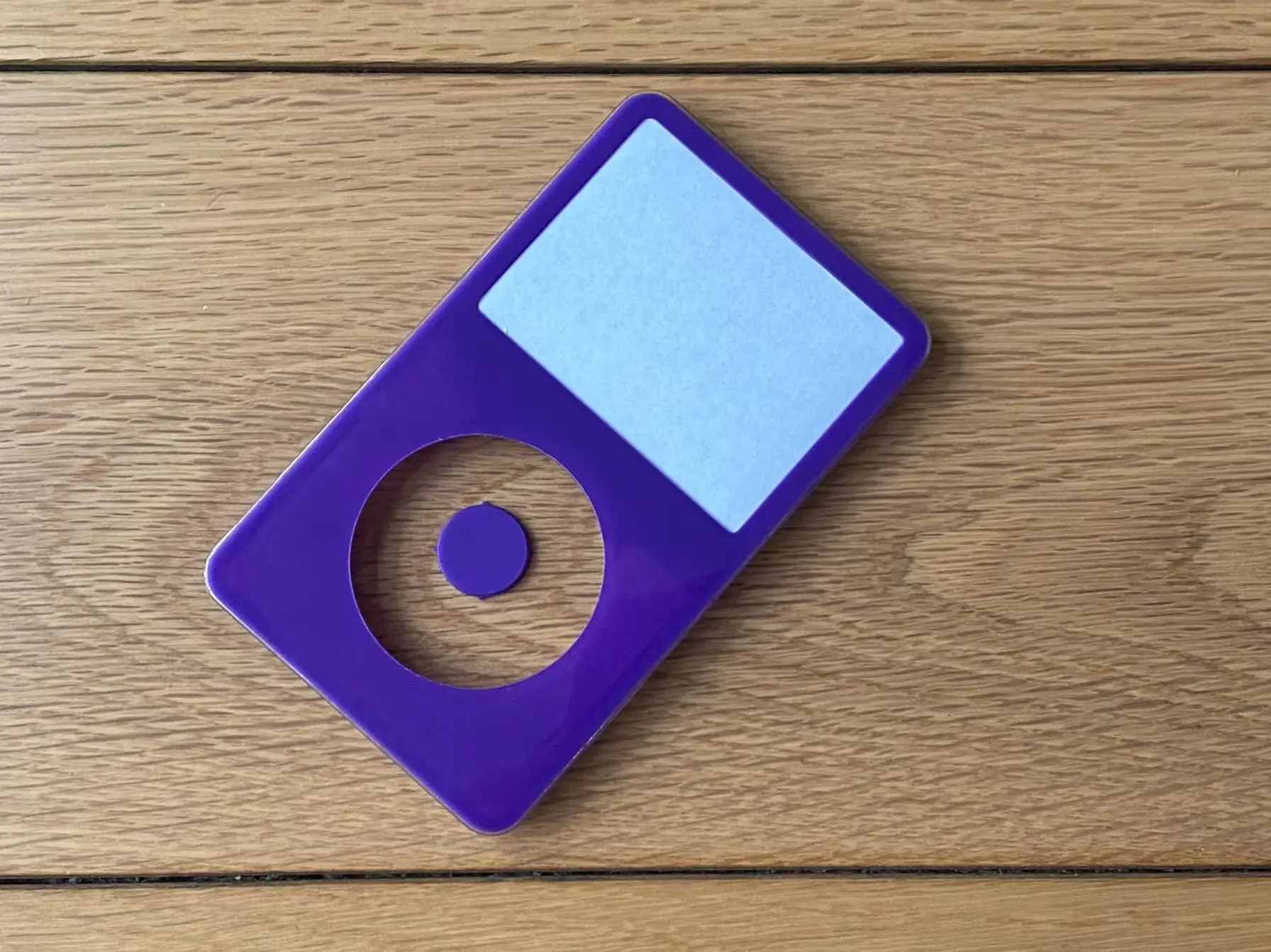 iPod Classic 第5世代/第5.5世代 ブラック ホワイト 透明 パープル