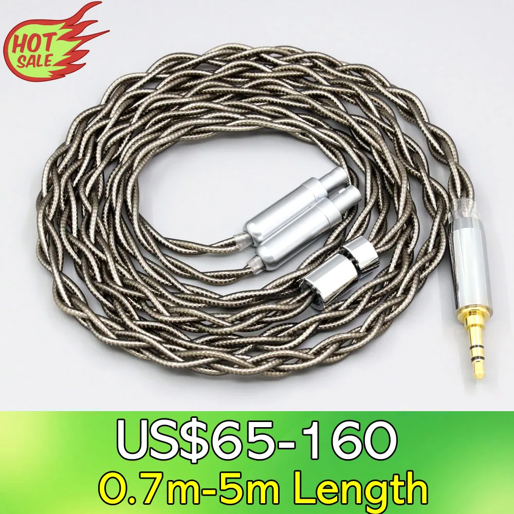 

LN08201 99% Pure Silver Palladium + Graphene Gold Earphone Shielding Cable For Sennheiser HD800 HD800s HD820s HD820 Dharma D1000