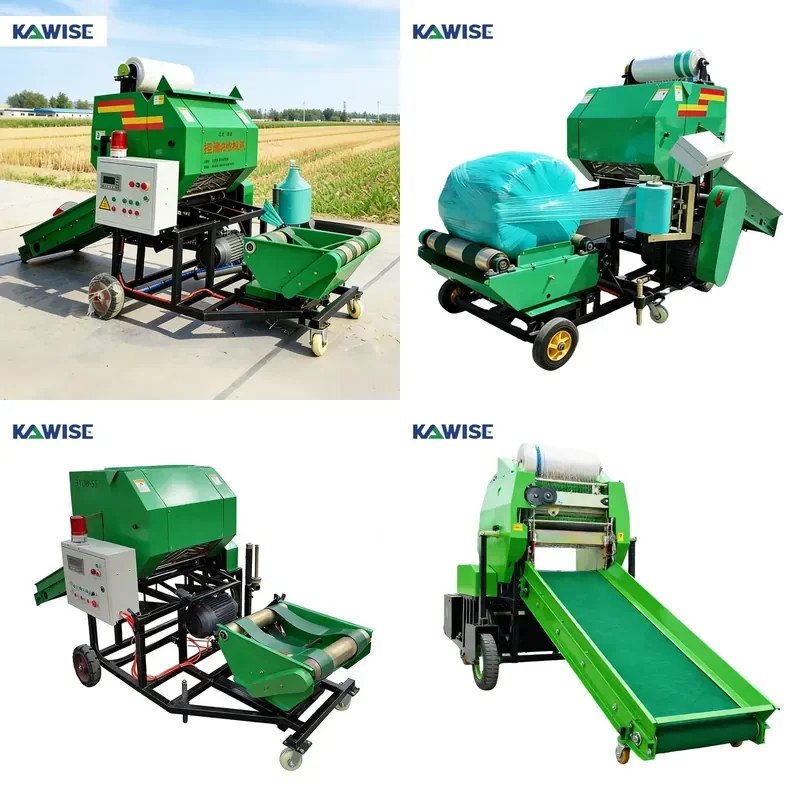 High Efficiency Silage Round Baler Machine and Electric Versions Heavy Farm Equipment