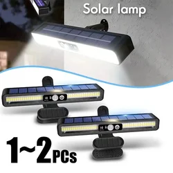 Lampes solaires à clipser pour l'extérieur, lampes de clôture étanches, lumière solaire portable, lumière de sécurité 62, 36 effets