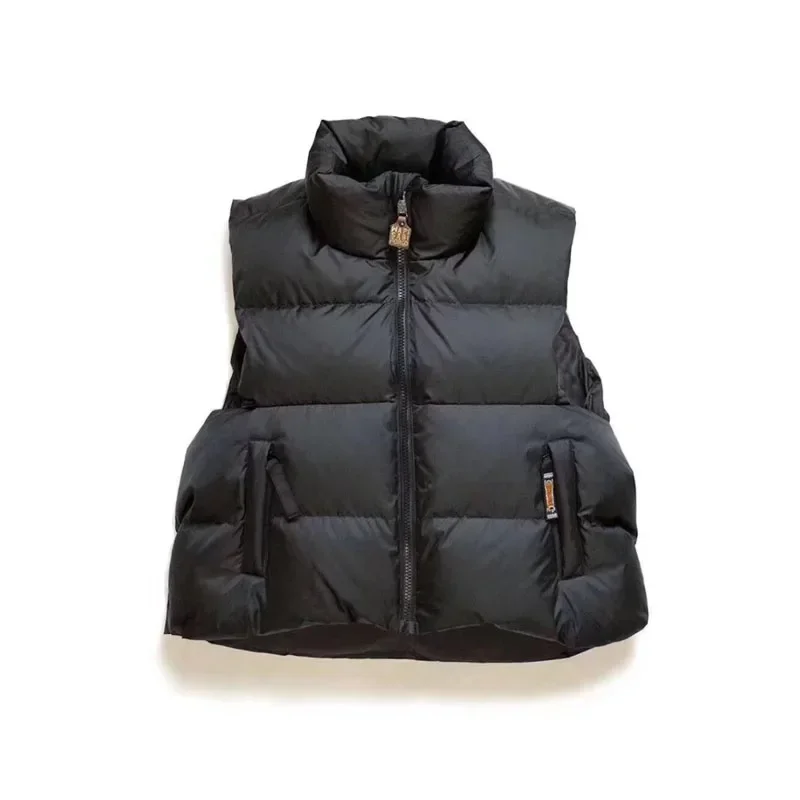 New Arrival 23AW KAPITAL Hirata and Hiroshi Japanese Vintage Standing Collar Thickened Loose Down Vest Men