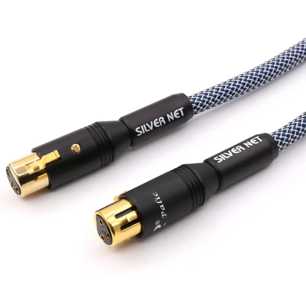 

Audiocrast A10 Silver Plated RCA Male Plug TO XLR FEMALE PLUG Audio Cable