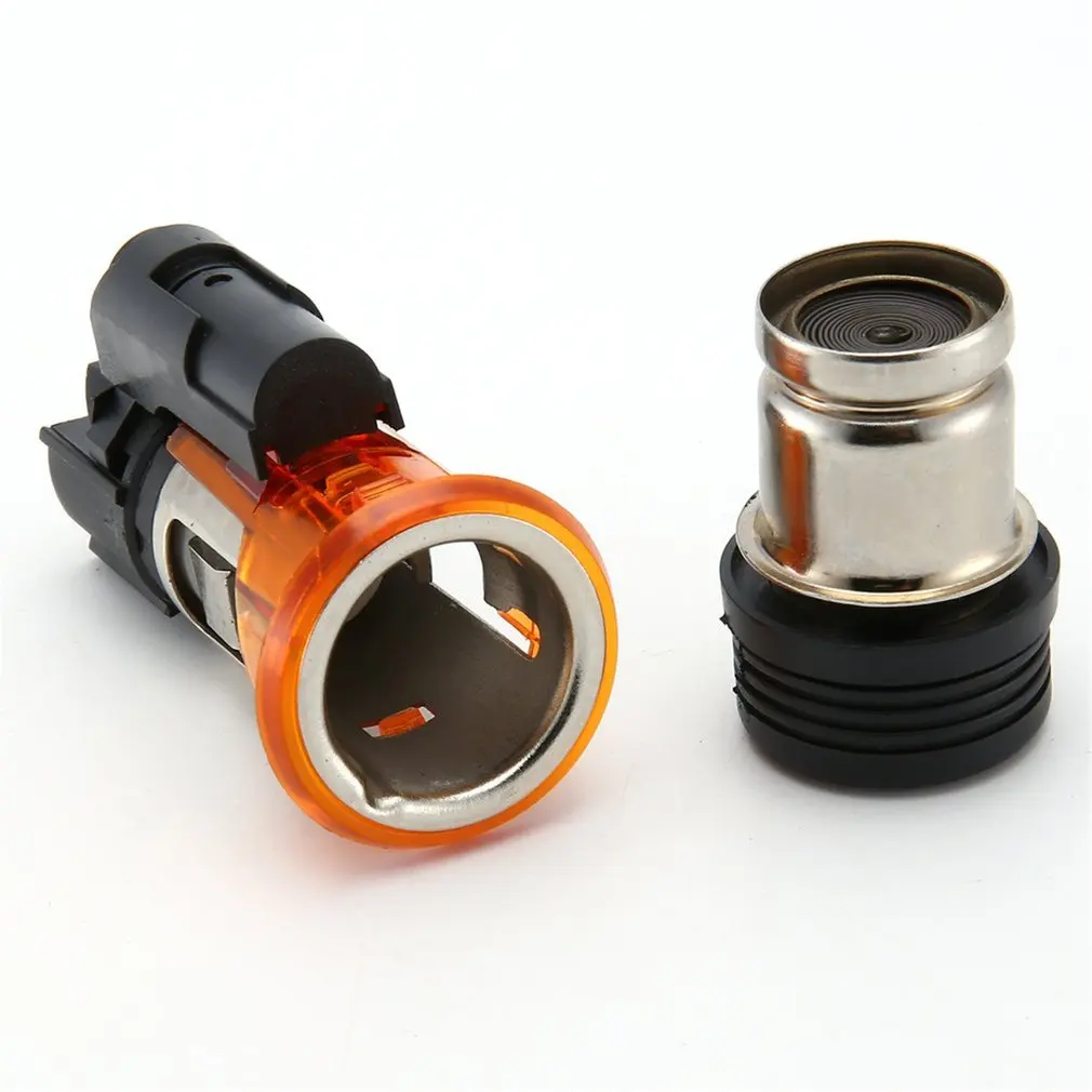 822754 Universal 12V Car Cigarette Lighter Housing Cig Socket For Peugeot CC SW 206 308 406 607 1007