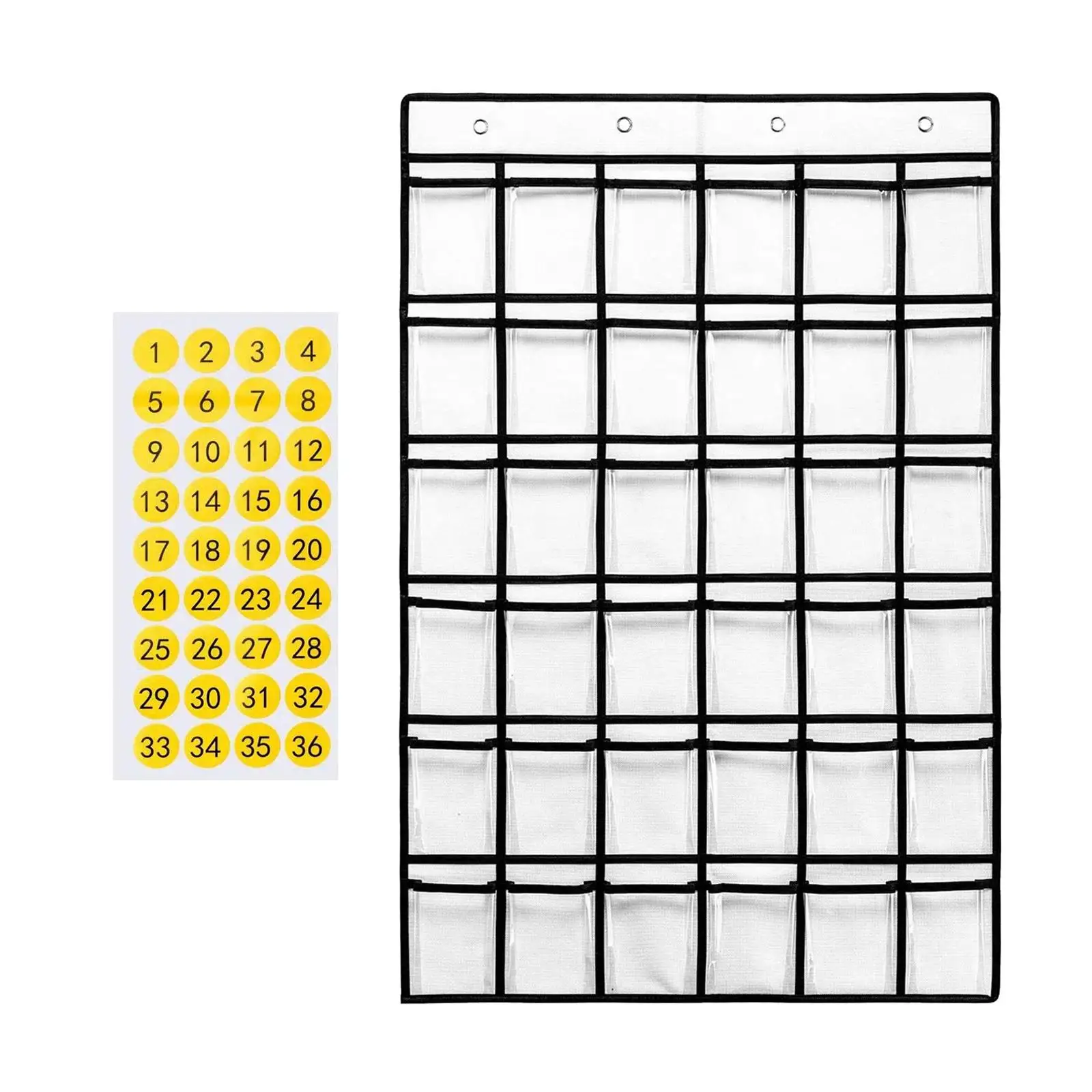 Classroom Pocket Chart Multipurpose Household Organization Hanging Organizer