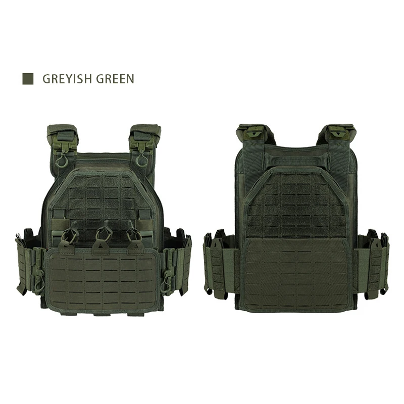 Tactical Vest Style Outdoor Hunting Backboard Protective Vest Style Adjustable Vest Airsoft Carrier Lightweight Adjustable 6094