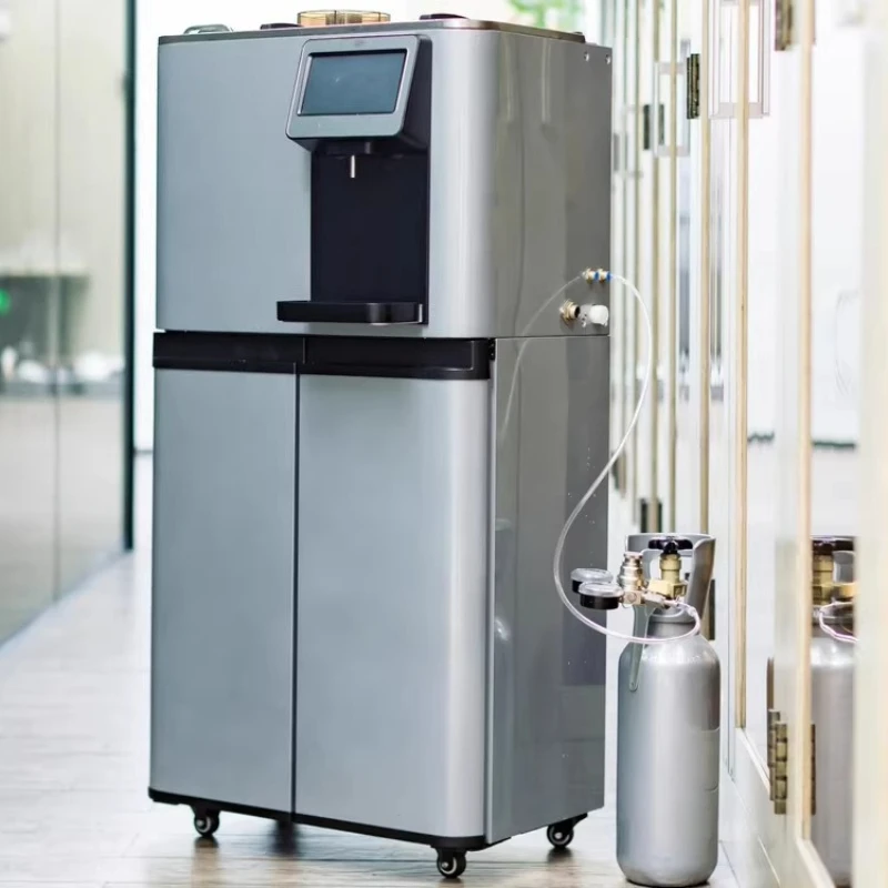Household and commercial craft beer brewing machine fermentation and refrigeration integrated equipment