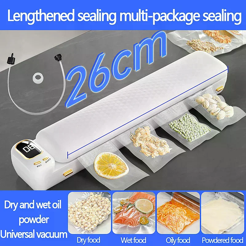 External Vacuum Hose Tube for Food Sealer Machine – Compatible with Jar, Bag & Container Sealing
