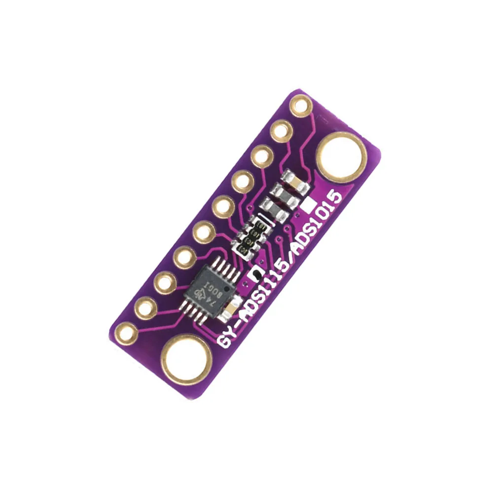 DC 2-5V 4 CH ADS1115 Analog to Digital Conversion Module ADC with Pro Gain Microcontroller 16 Bit Amplifier Board for Arduino