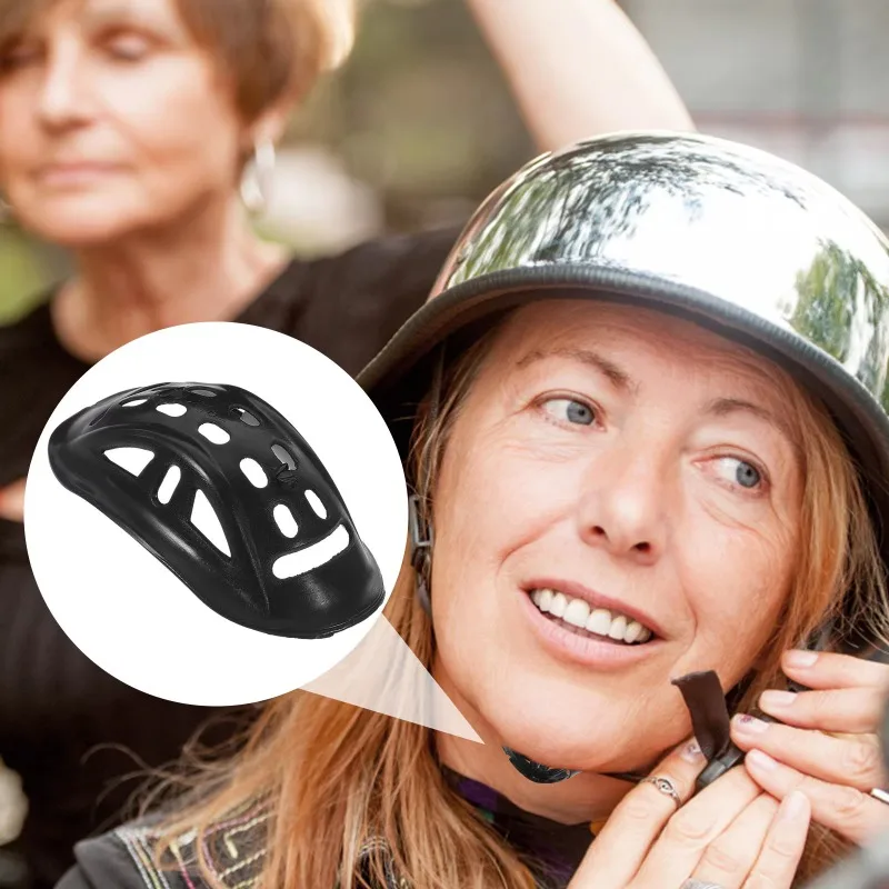 10Pcs Chin Cups Supple Rubber Chin Protectors for Safety Hats Construction Workers Cyclists Sports Helmets Comfort