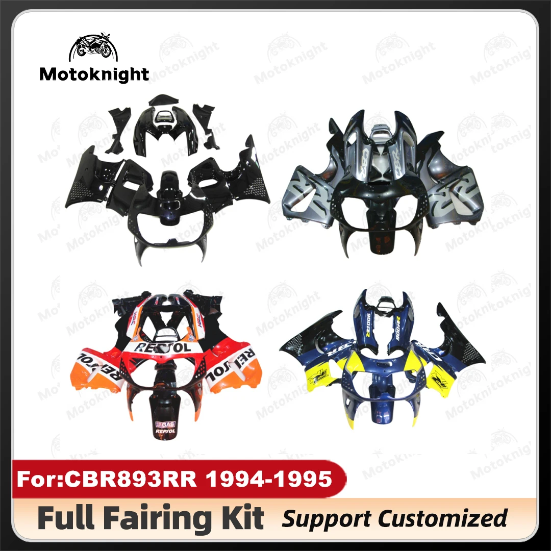 

Motorcycle Fairings Kit fit for HONDA CBR900RR CBR900 893 CBR893 900RR 1994 1995 ABS Plastic full fairing kit Bodywork