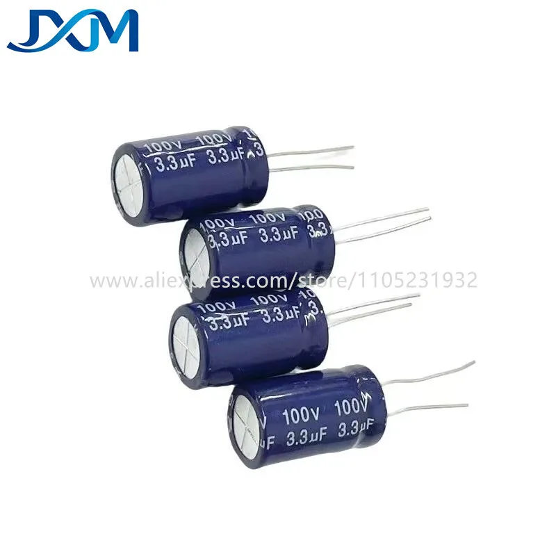 10pcs/lot NP non-polar audio capacitor 13*21mm 100V1.5UF 2.2UF 3.3UF 4.7UF 5.6UF 6.8UF 8.2UF 10UF 15UF 22UF 33UF 47UF 68UF 100UF