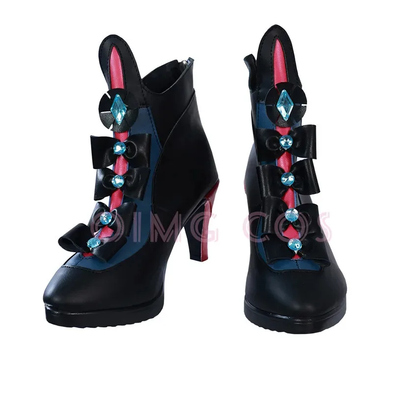

CyWuthering Waves Carlotta Montelli Cosplay Shoes Anime Chinese Style Halloween for men Game