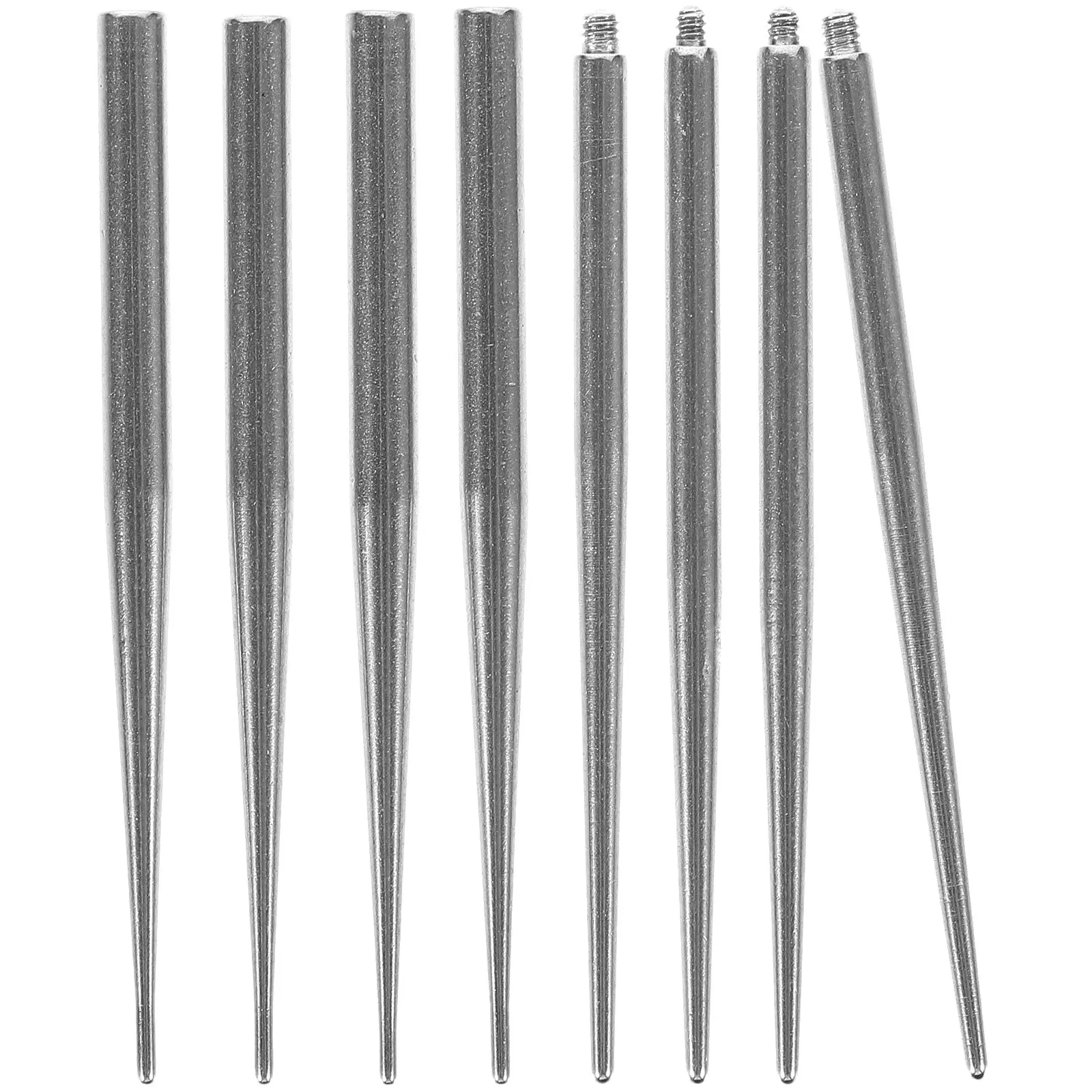 

8Pcs High-Grade Piercing Taper Pin Strong Metal Body Piercing Assistant Tool for Lip Nose Ear Navel Comfortable Operation