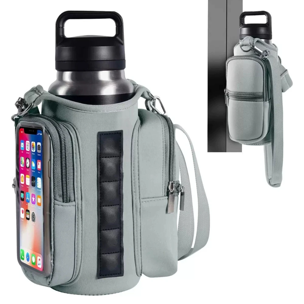 Magnetic Gym Bag with Water Bottle Holder for Sports and Travel