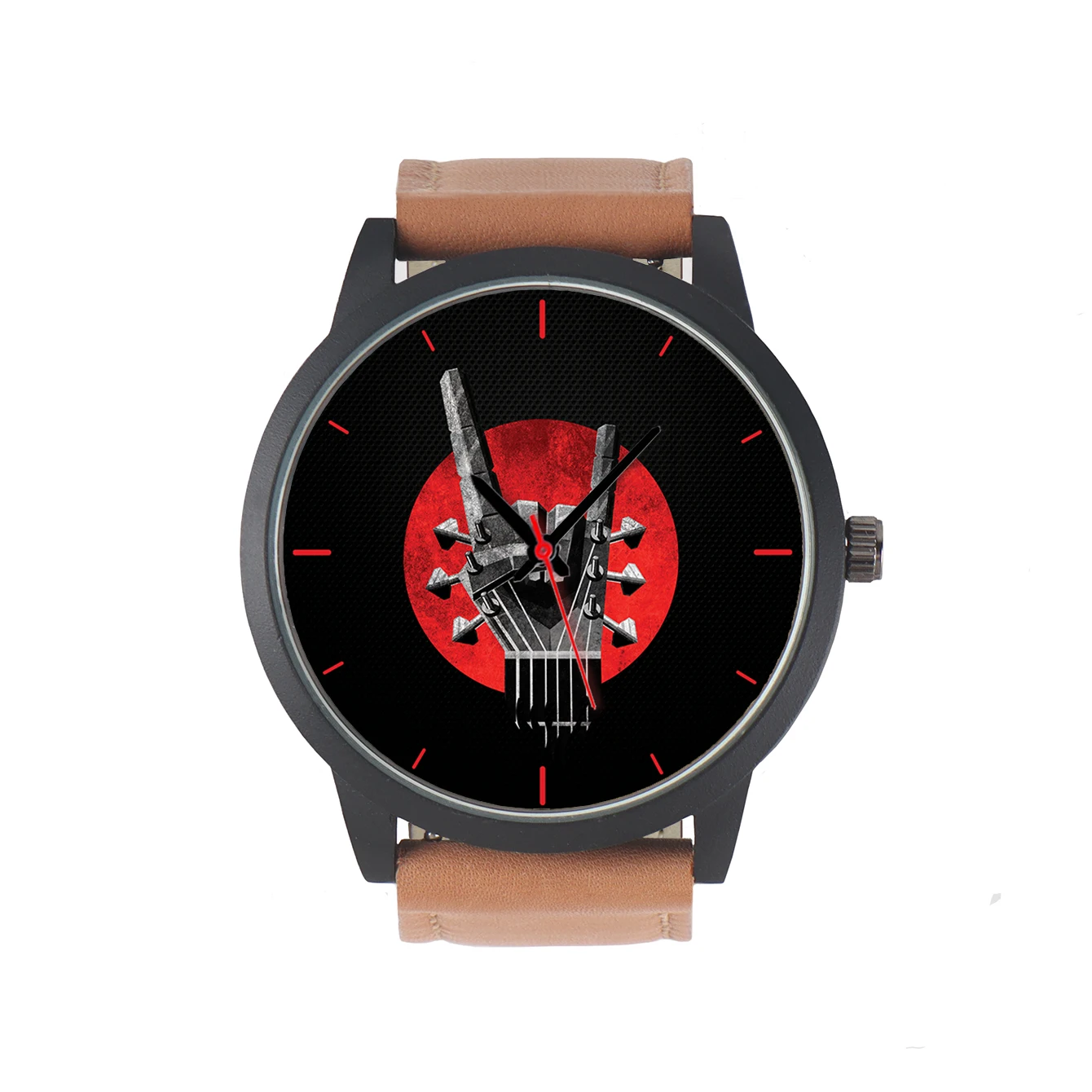 2024 Customize Quartz Wrist Men's Watch 3Hands Guitar Bass Design Love  You Gifts For Friends