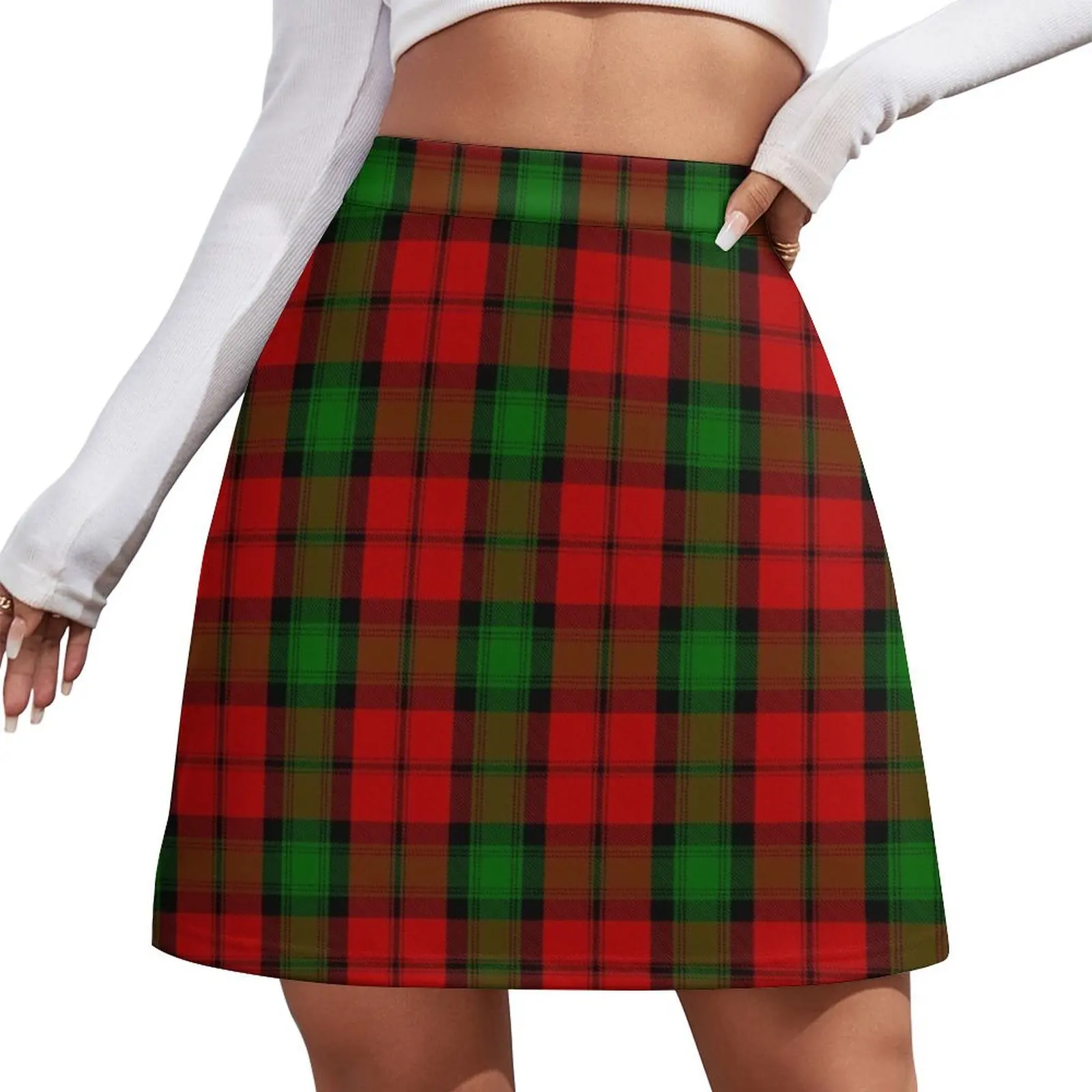 

Kerr Clan Tartan Mini Skirt 90s vintage clothes skirt for woman skirts Mini Skirt