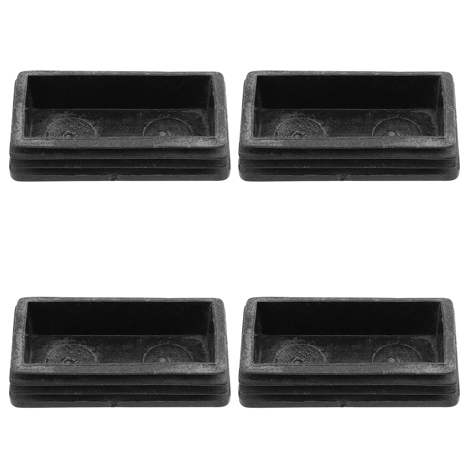 4Pcs Ladder Legs Covers Plastic Non-Skid Protective Pads for Folding Ladders Floor Scratch Prevention Stable Grip Corrosion