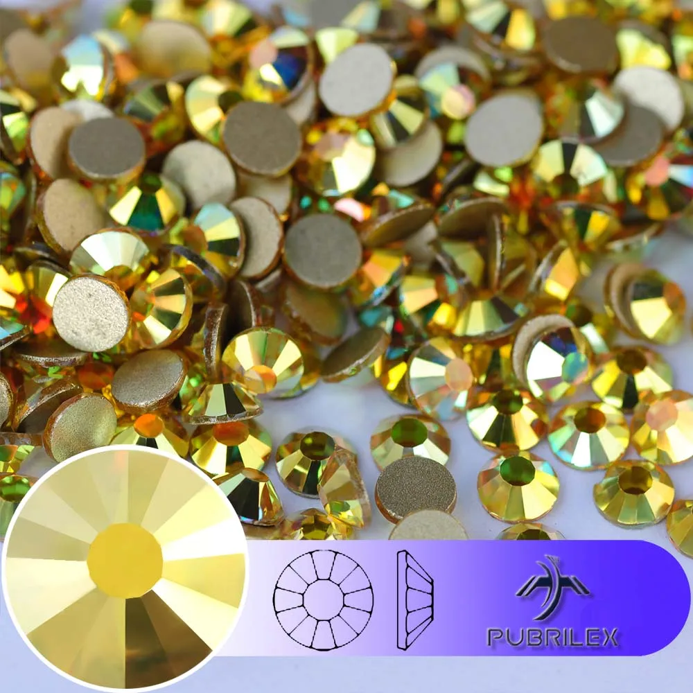 SunShine Gold Strasssteine für Kreativität, Nagelzubehör, Nicht-Hotfix-Kristalle, Steine zur Dekoration, Cabochon, Lose Edelsteine – Detail 4