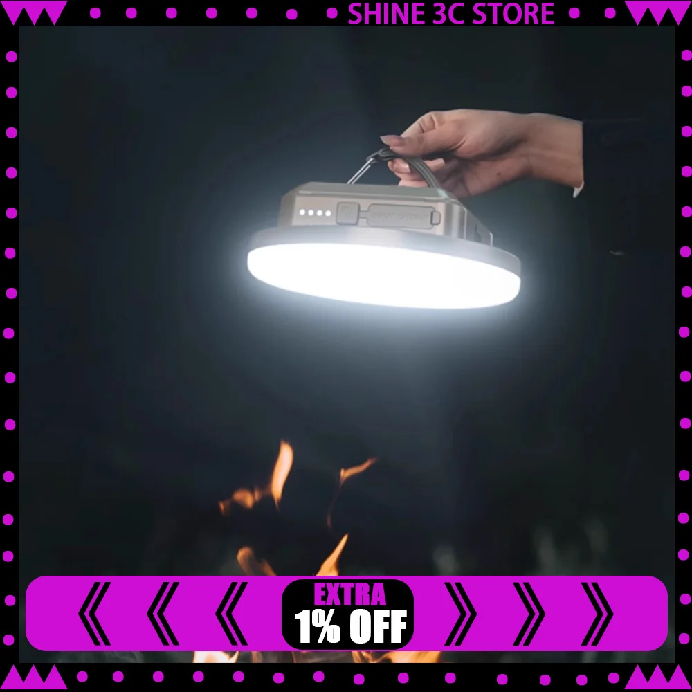 

LEM H6/H6 Pro Camping Lamp Rechargeable Camping Lighting Rainproof Remote Control Outdoor Lamp 1600LM 10000mAh Magnetic Lantern