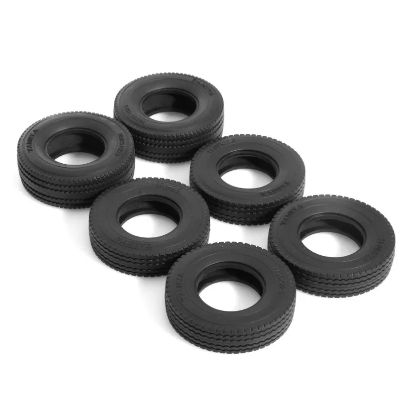 

1/14 RC Rubber Tires High Grip for Tamiya Truck Trailer, Tires Model DIY Accessories Parts