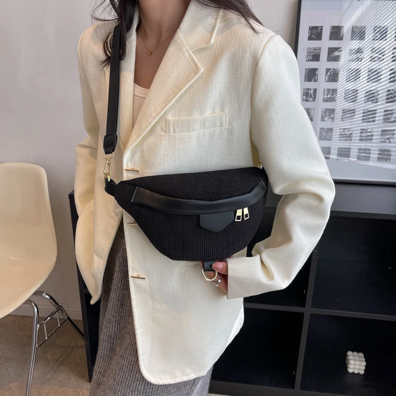 Fashion Chest Bags Large Capacity Crossbody Shoulder Bags Brand Designer Handbags For Women 2022 Chest Belt Bag Ladies Purses