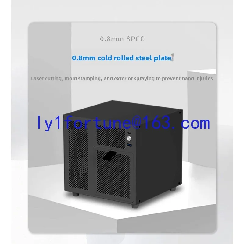Ursa Minor 4-disc NAS chassis with backplane SFX/SFX-L power supply ITX main board Flying Bull Black Synology UNRAID