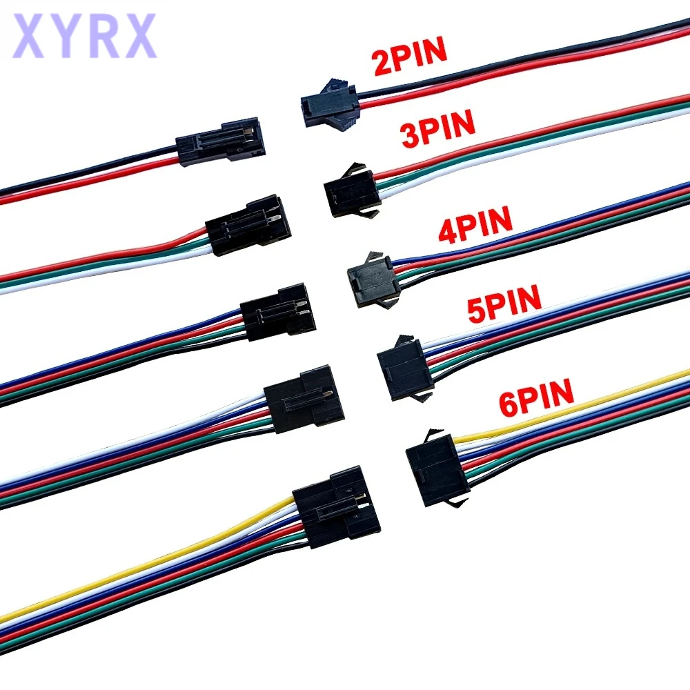 15 см разъем JST «папа/гнездо» 2-контактный 3-контактный 4-контактный 5-контактный 6-контактный проводный кабель для WS2812B SK6812 WS2811 RGBW драйвер светодиодной ленты 5-50 пар 15 см разъем JST «папа/гнездо» 2-контактный 3-контактный 4-контактный 5-контактный 6-контактный проводный кабель для WS2812B SK6812 WS2811 RGBW драйвер светодиодной ленты 5-50 пар