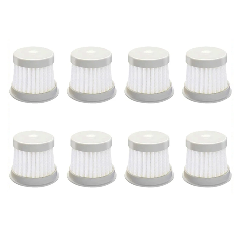 8Pcs HEPA Filter for Haier ZC401F Mite Removal Instrument Vacuum Cleaner Parts Accessories