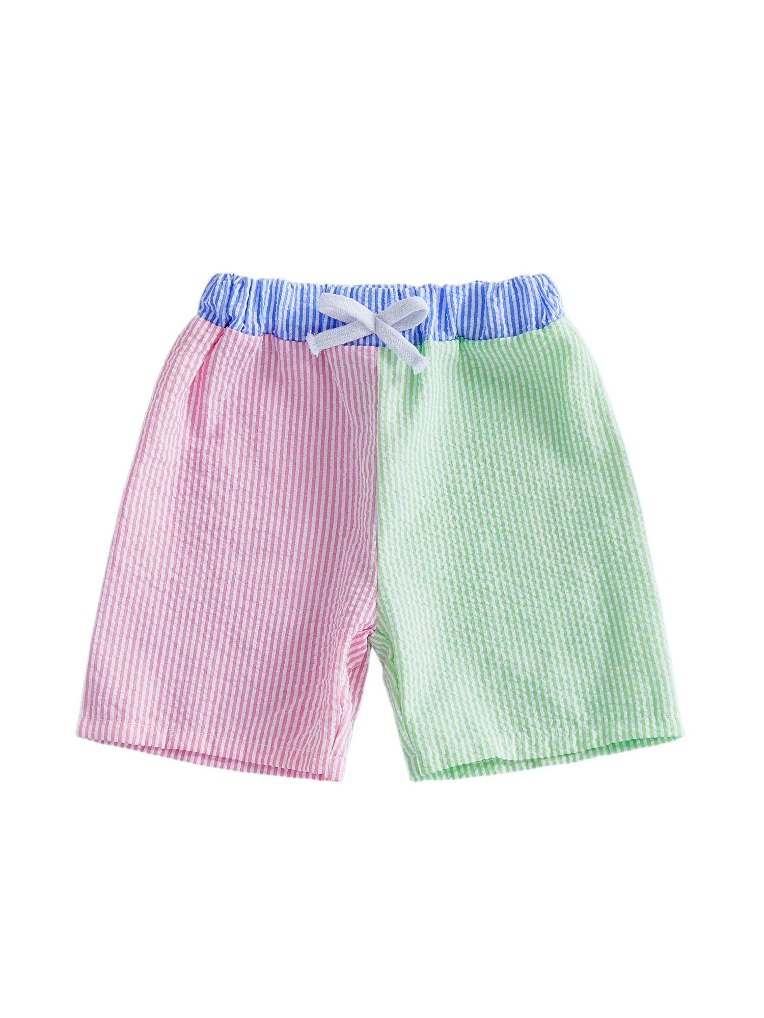 

Детские плавки для мальчиков, удобные плавки с эластичной резинкой на талии, в клетку и полоску, летние пляжные шорты для плавания, купальник для детей