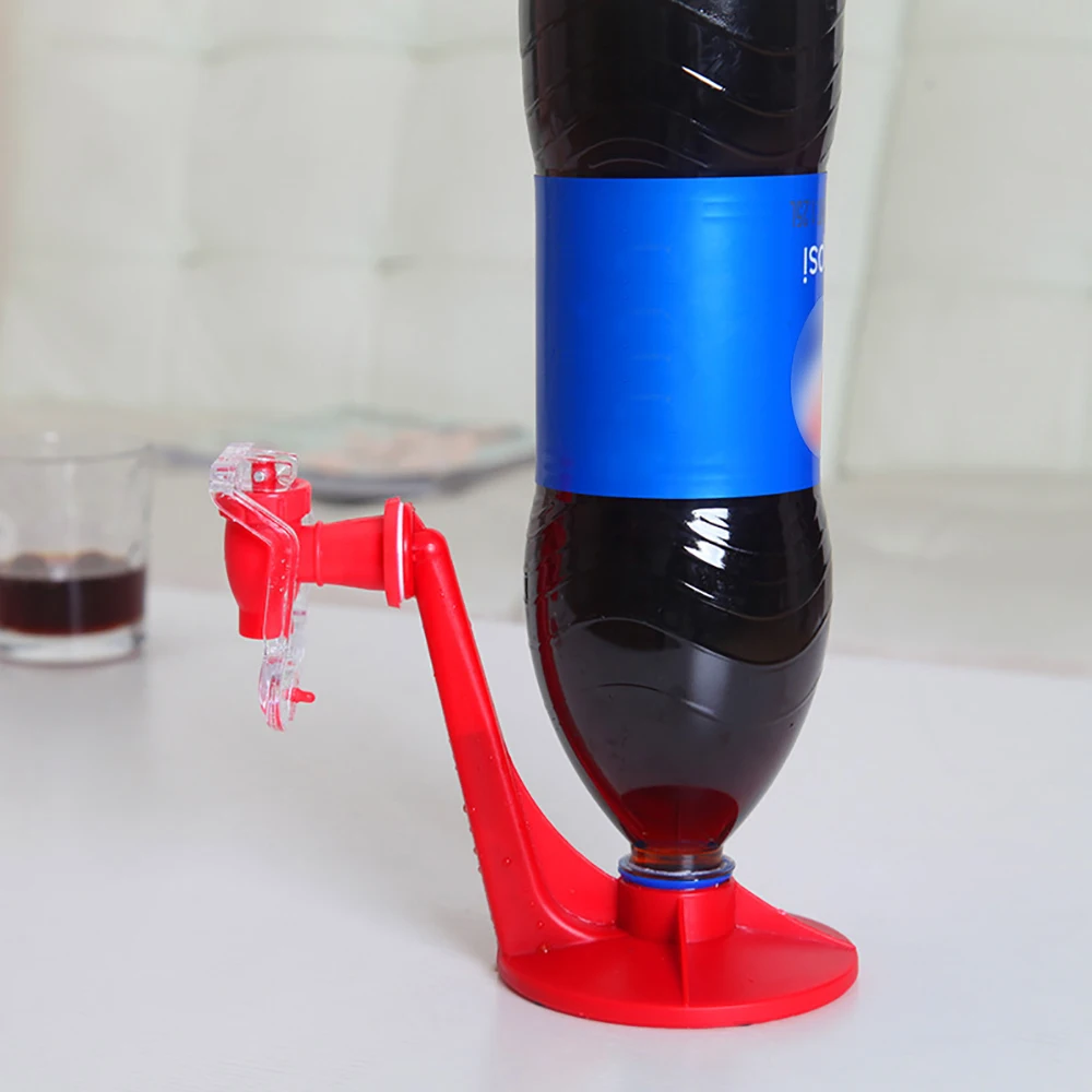 Soda Beverage Dispenser Bottle Coke Upside Down Drinking Water Dispense Machine Switch for Party Home Bar Kitchen Gadget