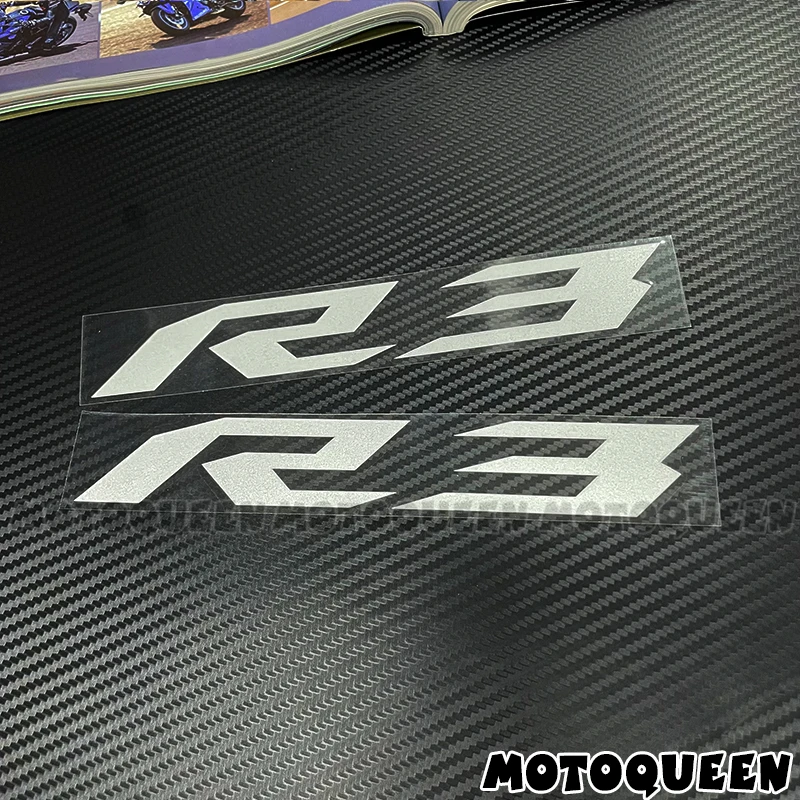 For YZF-R3 YZF R3 2X Motorcycle Body Shell Wheels Fairing Label Emblem Helmet Tank Pad Decoration Reflective Decals Stickers 2