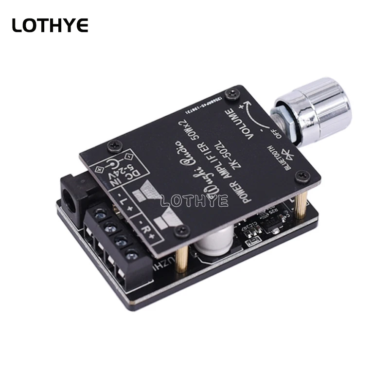 MINI Bluetooth 5.0 Audio Speakers DIY High Power Digital Amplifier Stereo Board 50W+50W AMP Amplificador Home Theater 502L