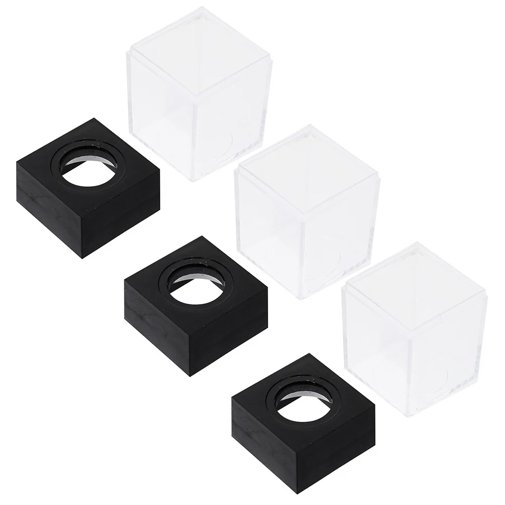 3Pcs Desktop Small Object Organizer Storage Bucket Multifunctional Organizer Box for Home Office School Sundries Storage