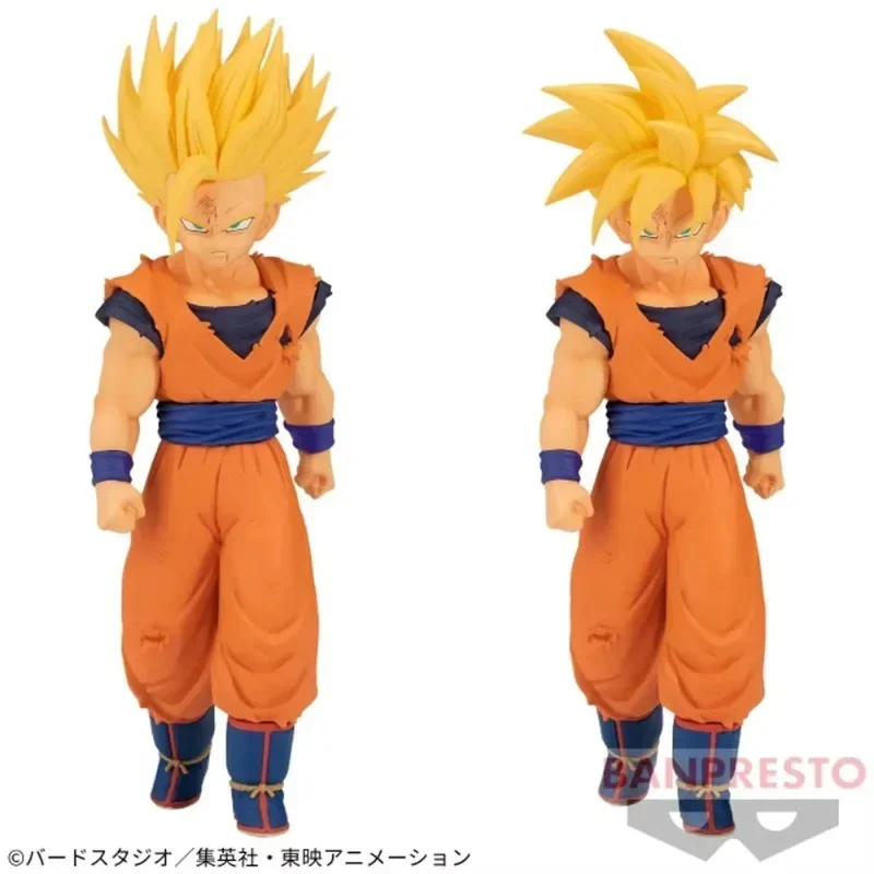 En Stock Original Bandai Dragon Ball Banpresto Solid Edge Works Son Gohan figura de Anime modelo de PVC adornos coleccionables juguetes regalos