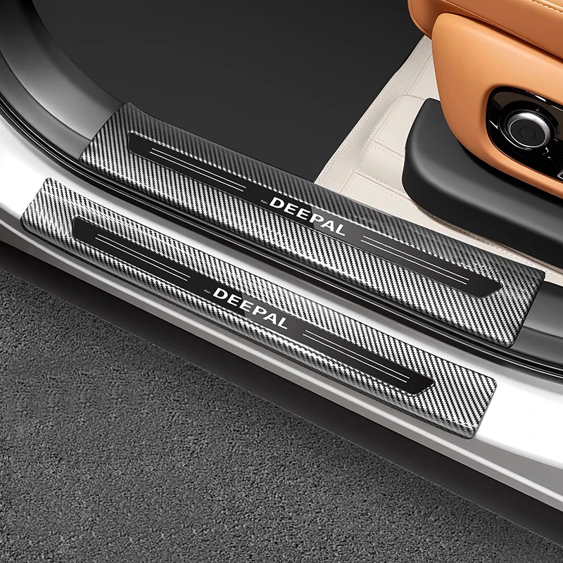 

8 шт. для Changan Deepal S09 углеродное волокно ABS пластиковая пороговая полоса