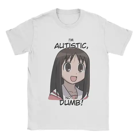 2026 Ayumu Osaka Sticker Anime Meme Autistic Azumanga Daioh T Shirts Men Cotton Novelty T-Shirts O Neck Tee Shirt Tops Gift Idea