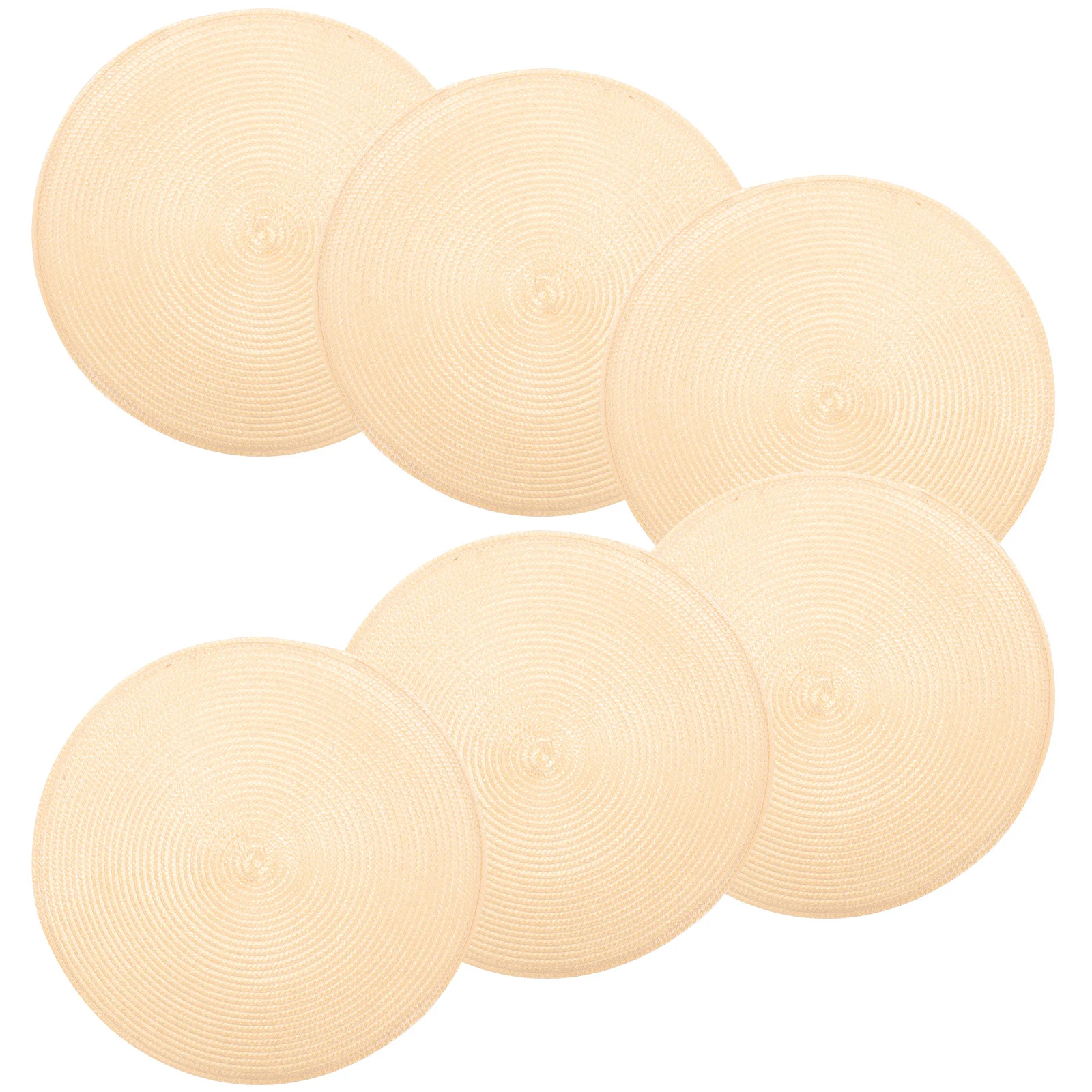 

Набор из 6 декоративных плейсматов для обеденного стола, тканые, термостойкие, для праздничного оформления и использования в отелях