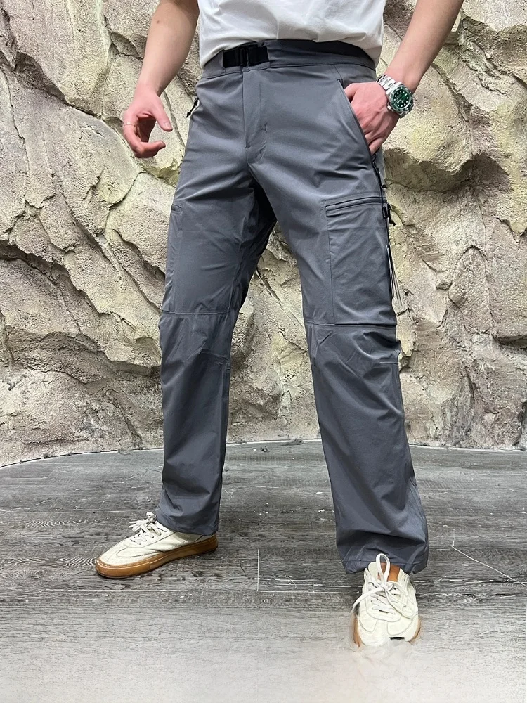 

Новые утепленные брюки Softell Wangzhai: водонепроницаемые, для весенне-летнего периода, для альпинизма и спорта, повседневные, прямого кроя, на молнии