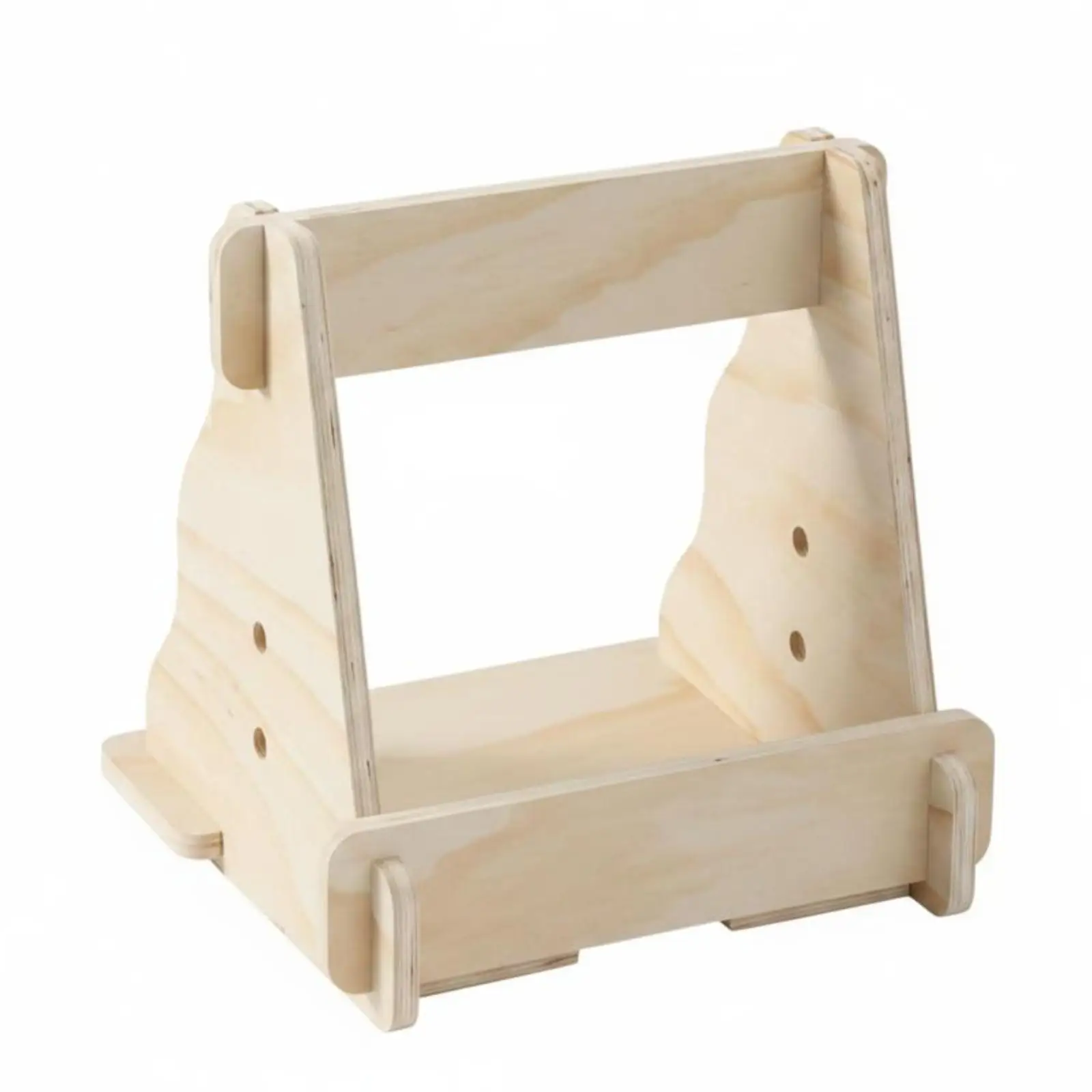 Ski Board Rack Space Saving Solid Wood Snowboard Holder Rack for Indoor Basement Ski Gear Storage