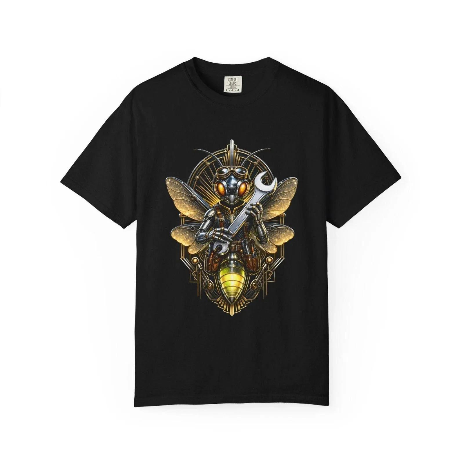 Chrome Firefly Mechanic T-shirt Graphic Printed Graphic T Shirts Short Sleeve Ropa Hombre