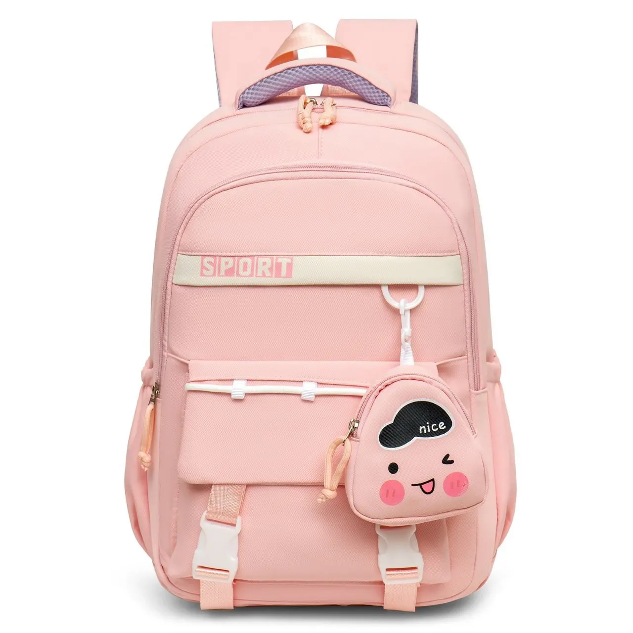 sac-a-dos-d'etudiant-avec-imprime-lettres-sportives-pour-filles-cartable-grande-capacite-pour-femmes-sac-a-dos-de-voyage-decontracte-en-nylon-avec-boucle