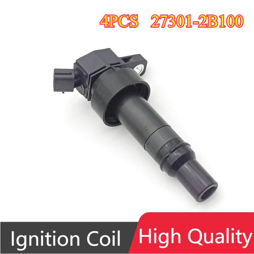 

4 шт. 27301-2B100 273012B100 UF652 UF-652 катушки зажигания для Hyundai Accent Kia Rio Soul 1.6L L4 2011-2019 автомобильные аксессуары