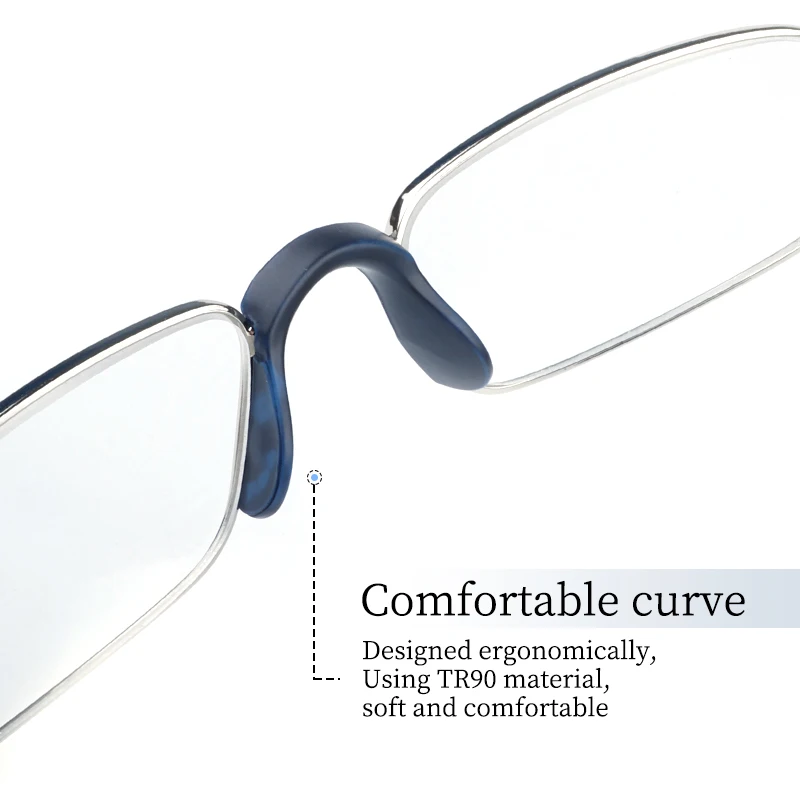 Guanhao lunettes de lecture optiques transparentes homme clair femmes presbytie hypermétropie lunettes de lecture cadre alliage ultraléger HD vue