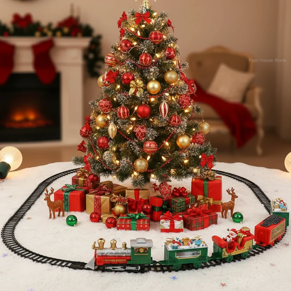 Train de Noël électrique, joue - Toy Train Track Set avis et prix